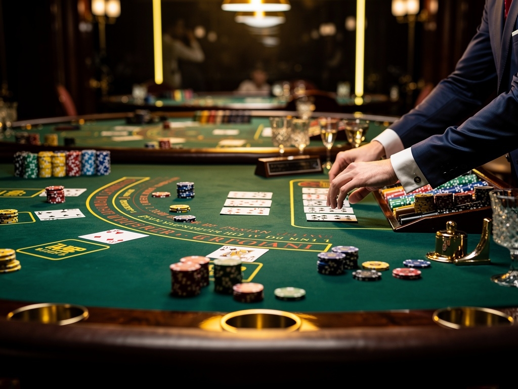 Blackjack tables