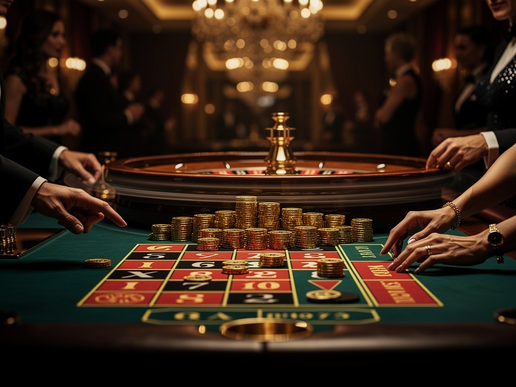 Roulette table